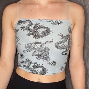 Blue dragon top